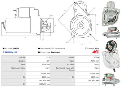AS-PL S9435P EAN: 5902129147626.