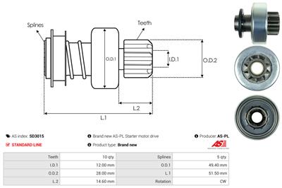 AS-PL SD3015 EAN: 5901259429862.