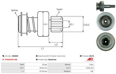 AS-PL SD5029 EAN: 5901259430813.