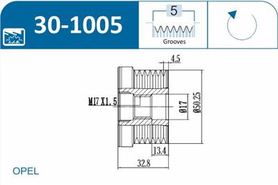 IJS Group 30-1005 EAN: 8435398502324.