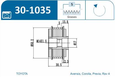 IJS Group 30-1035 EAN: 8435398502621.