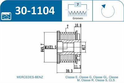 IJS Group 30-1104 EAN: 8435398503314.
