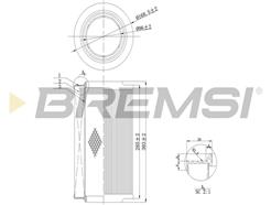BREMSI FA0115