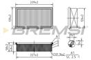 BREMSI FA0528