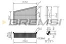 BREMSI FA0534