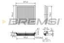 BREMSI FA0581