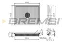 BREMSI FA0616