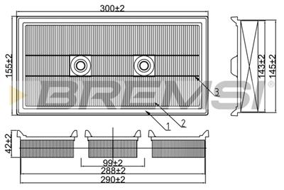 BREMSI FA1021 Číslo výrobce: AA1021. EAN: 8050141076299.