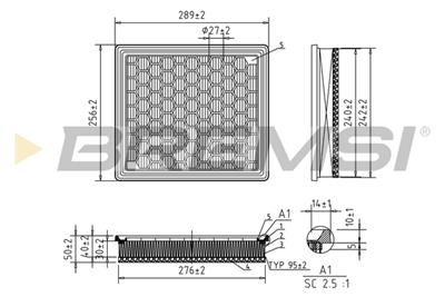 BREMSI FA1044 Číslo výrobce: AA1044. EAN: 8050141076527.