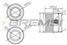 BREMSI FA1080