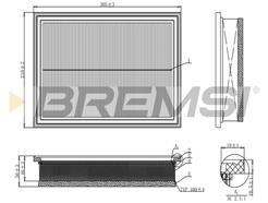 BREMSI FA1158