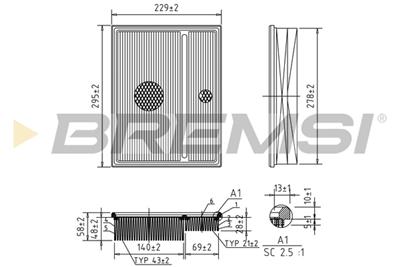 BREMSI FA1368 Číslo výrobce: AA1368. EAN: 8050141079153.