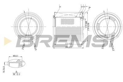 BREMSI FA1596 Číslo výrobce: AA1596. EAN: 8050141079719.