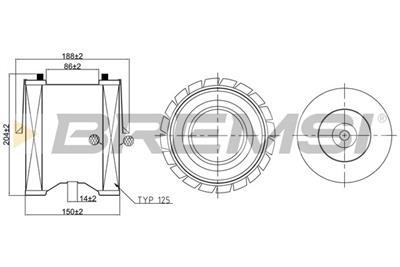 BREMSI FA1971 Číslo výrobce: AA1971. EAN: 8050141080968.