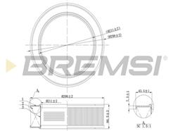BREMSI FA2072