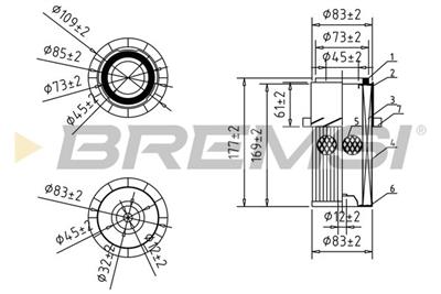 BREMSI FA2225 Číslo výrobce: AA2225. EAN: 8050141083280.