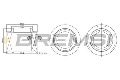 BREMSI FA2406 Číslo výrobce: AA2406. EAN: 8050141165252.