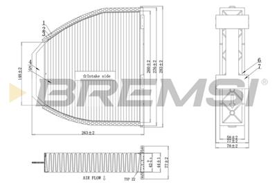 BREMSI FC0083A Číslo výrobce: AB0083A. EAN: 8050141084621.