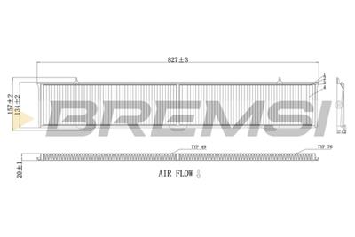BREMSI FC0085C Číslo výrobce: AB0085C. EAN: 8050141084683.