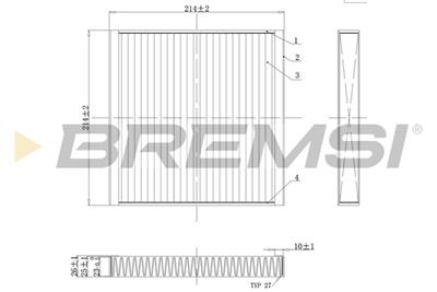 BREMSI FC0437C Číslo výrobce: AB0437C. EAN: 8050141085772.