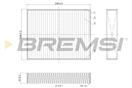 BREMSI FC0455C