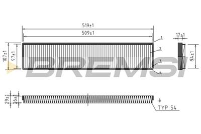 BREMSI FC1535C Číslo výrobce: AB1535C. EAN: 8050141088599.