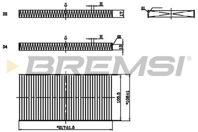 BREMSI FC2896 Číslo výrobce: AB2896. EAN: 8050141368837.