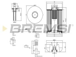BREMSI FE0337