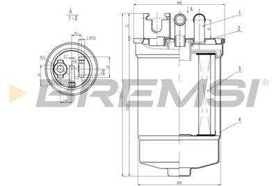 BREMSI FE0386 Číslo výrobce: SE0386. EAN: 8050141090455.