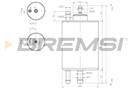 BREMSI FE0847