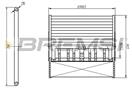 BREMSI FL0250