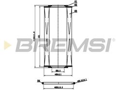 BREMSI FL2893
