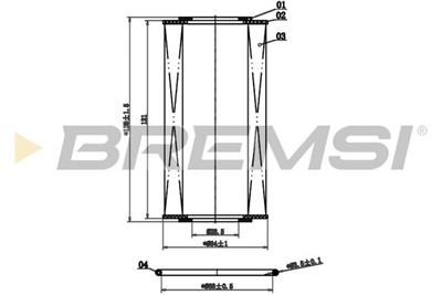 BREMSI FL2893 Číslo výrobce: SL2893. EAN: 8050141368547.