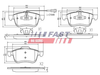 FAST FT29157 EAN: 5904157803840.
