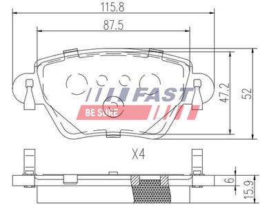 FAST FT29533 EAN: 5901797041779.