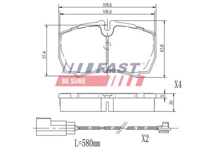 FAST FT29544 EAN: 5901797041922.