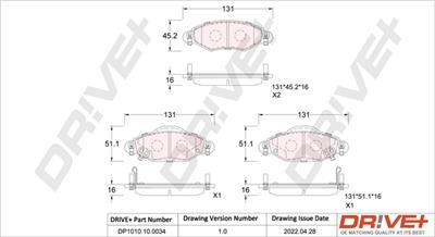 Dr!ve+ DP1010.10.0034 Číslo výrobce: DBP0034. EAN: 5907714158636.