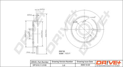Dr!ve+ DP1010.11.0100 Číslo výrobce: DBD0100. EAN: 609843811523.