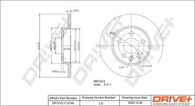 Dr!ve+ DP1010.11.0146 Číslo výrobce: DBD0146. EAN: 609843811981.
