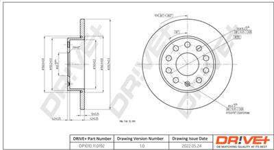 Dr!ve+ DP1010.11.0192 Číslo výrobce: DBD0192. EAN: 609843812445.