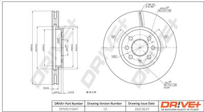 Dr!ve+ DP1010.11.0417 Číslo výrobce: DBD0417. EAN: 609843814692.