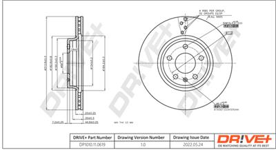 Dr!ve+ DP1010.11.0619 Číslo výrobce: DBD0619. EAN: 609843816719.