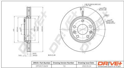 Dr!ve+ DP1010.11.0629 Číslo výrobce: DBD0629. EAN: 609843816818.