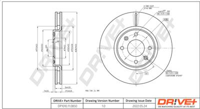 Dr!ve+ DP1010.11.0850 Číslo výrobce: DBD0850. EAN: 609843819024.