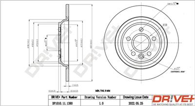 Dr!ve+ DP1010.11.1380 Číslo výrobce: DBD1380. EAN: 5907714157240.