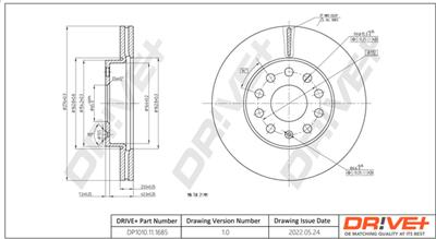 Dr!ve+ DP1010.11.1685 Číslo výrobce: DBD1685. EAN: 5907714151309.