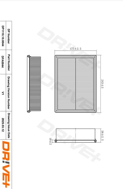 Dr!ve+ DP1110.10.0044 Číslo výrobce: DFA0044. EAN: 5907714165207.