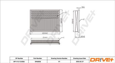 Dr!ve+ DP1110.10.0056 Číslo výrobce: DFA0056. EAN: 5907714165962.