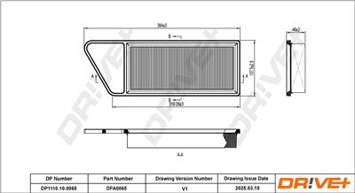 Dr!ve+ DP1110.10.0065 Číslo výrobce: DFA0065. EAN: 5907714165566.