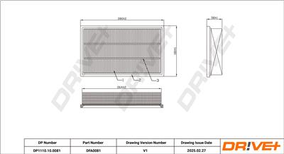 Dr!ve+ DP1110.10.0081 Číslo výrobce: DFA0081. EAN: 5907714165849.